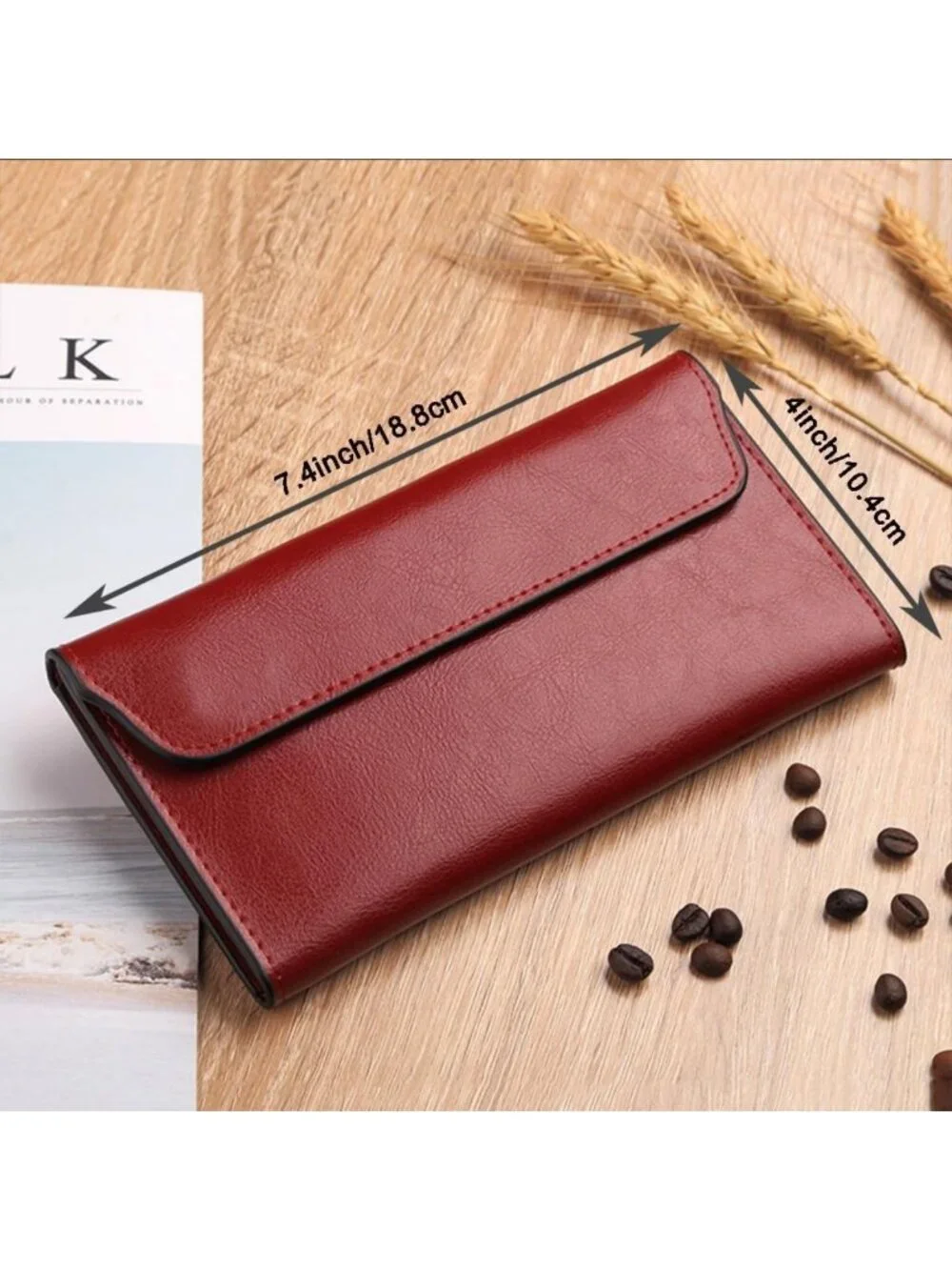 Stylish Retro Leather Phone & Card Holder Wallet - Thin, Large Capacity Clutch